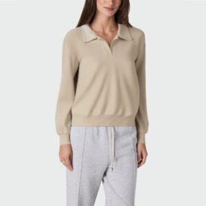 Fashionable V-neck loose women's pullover