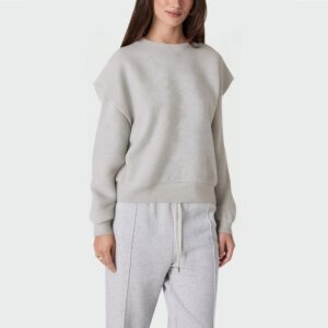 Simple and versatile round neck women's pullover