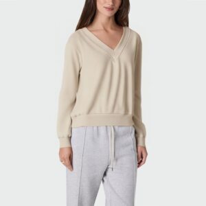 Sexy V-neck long-sleeved women's pullover