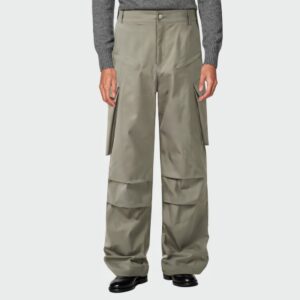 Men's casual elastic waist work trousers