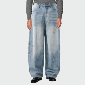 Autumn breathable washed men's jeans