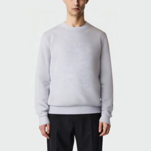 High quality grey crew neck men's top