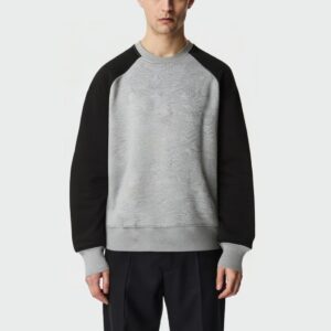 Fashionable round neck dropped shoulder men's top